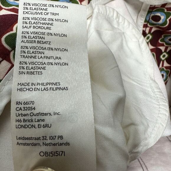 Anthropologie Maeve Mid-Rise Flare Stretch Pants Size‎ 0 Cottage Boho Hippie - Picture 10 of 11